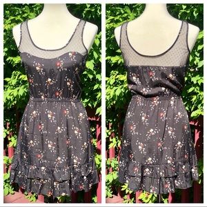 Jack Wills Silk Blend Floral Dress Sz 6